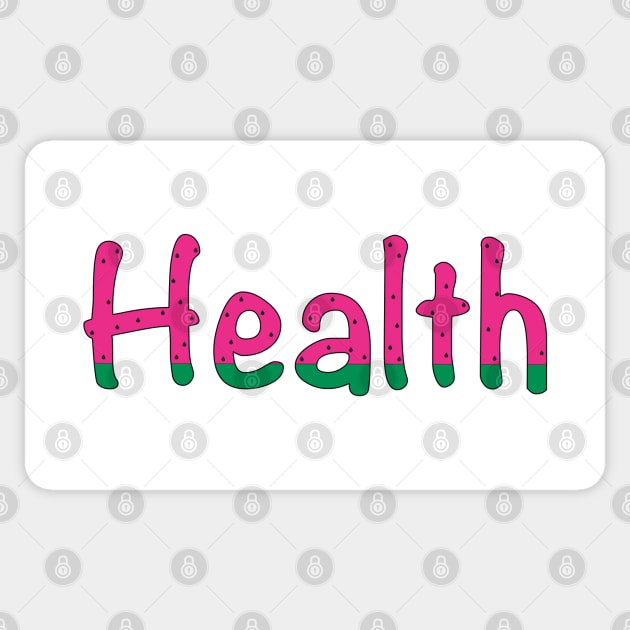 Health Power Word Sticker by rayraynoire